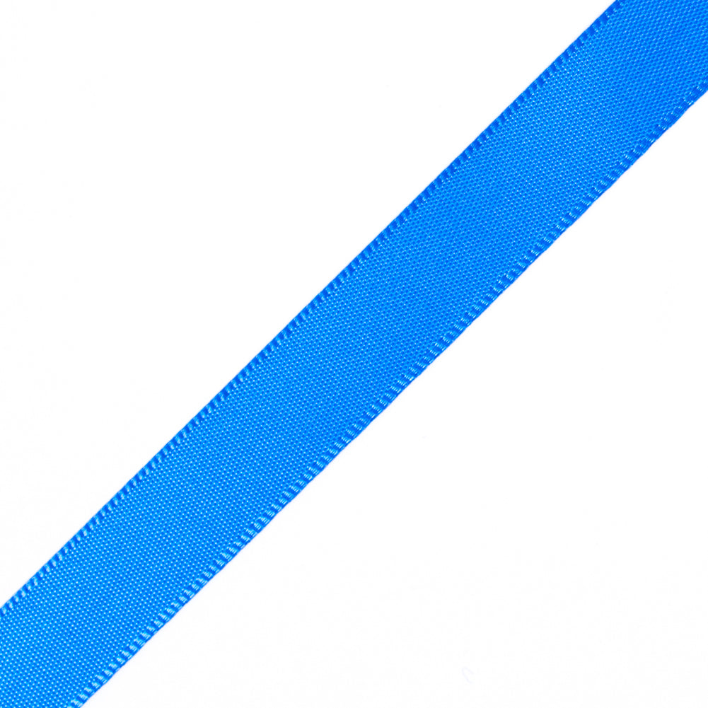 1/2" Electric Blue Single Face Satin Ribbon Detail 1/2" Electric Blue Single Face Satin Ribbon Detail