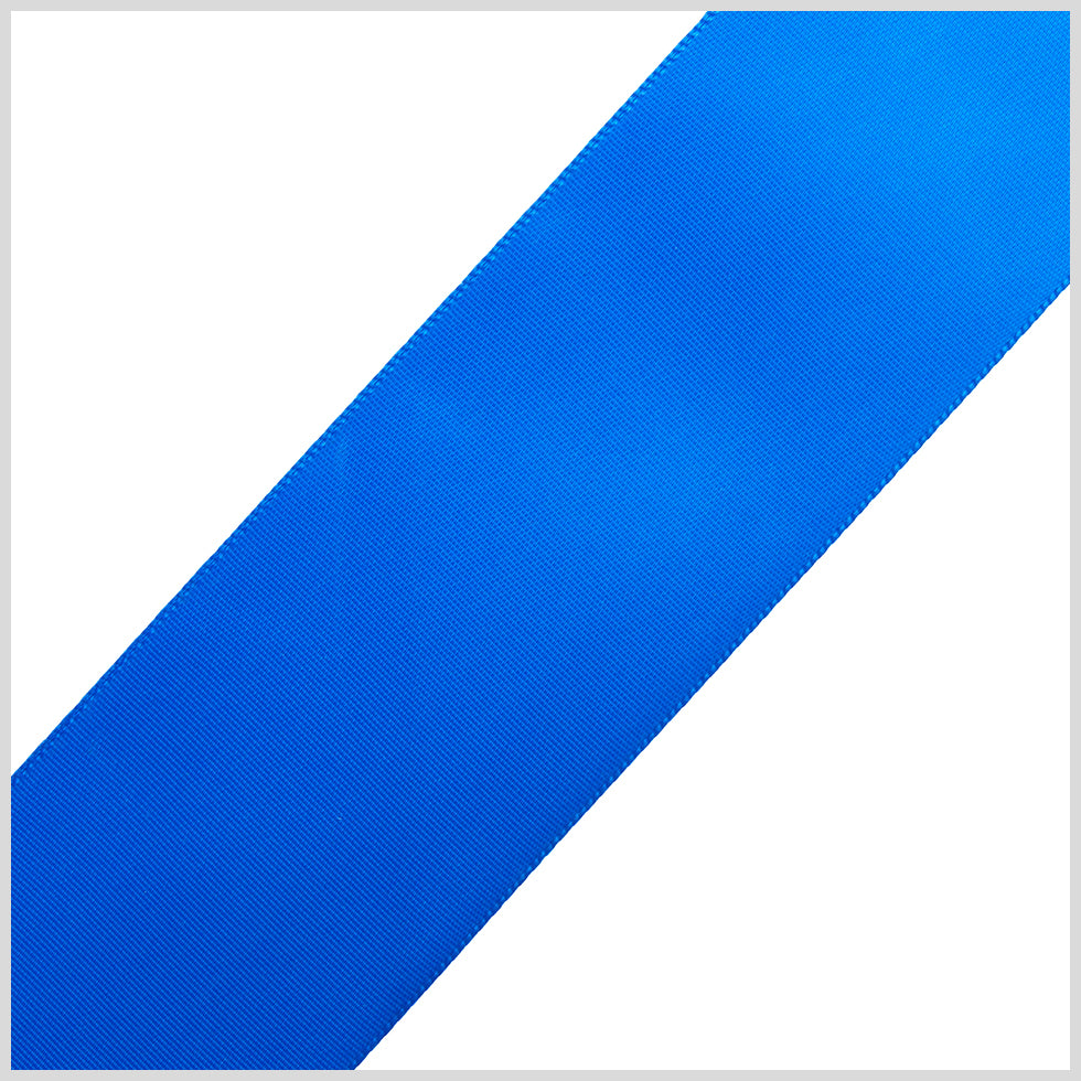 1.5" Electric Blue Single Face Satin Ribbon 1.5" Electric Blue Single Face Satin Ribbon