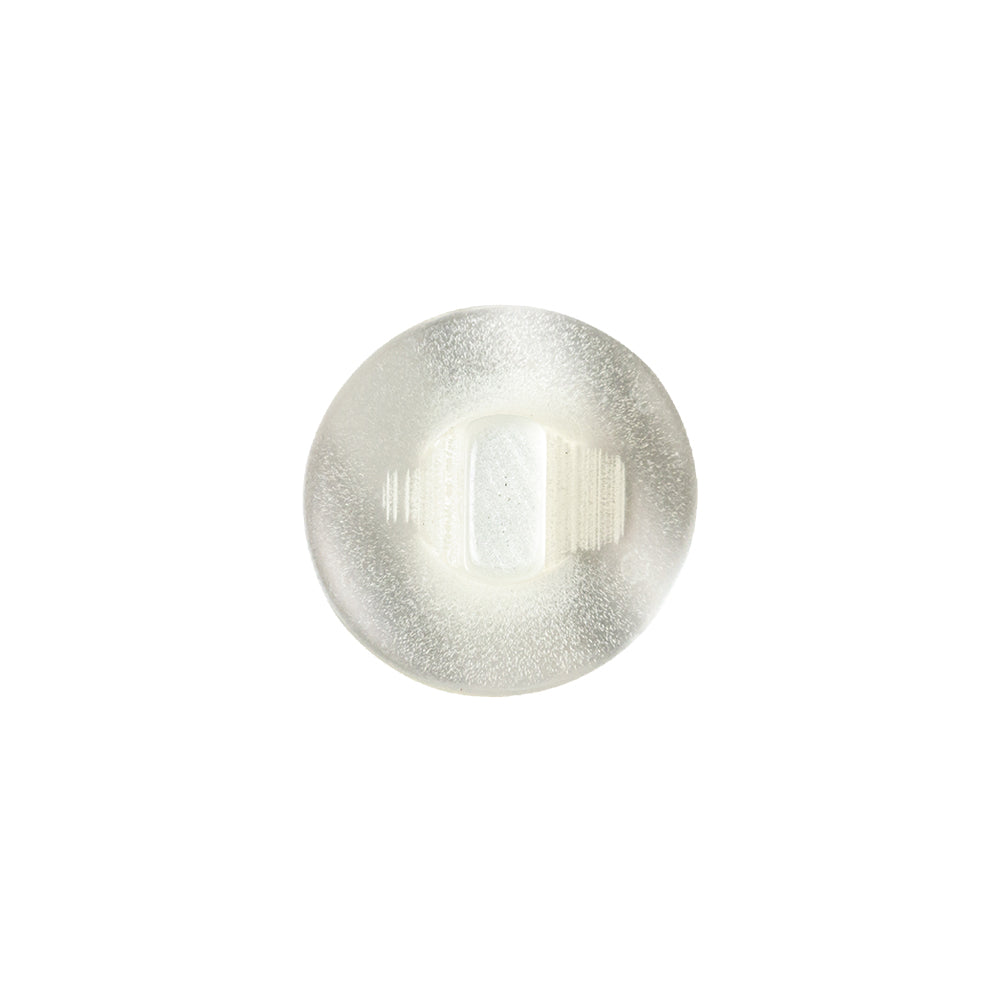 Translucent Ivory Floral Shank Back Plastic Button - 24L/15mm Detail Translucent Ivory Floral Shank Back Plastic Button - 24L/15mm Detail