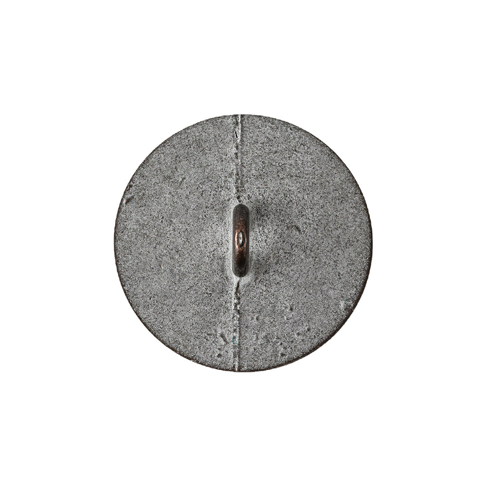 Italian Silver Scales Shank Back Metal Button - 36L/23mm Detail Italian Silver Scales Shank Back Metal Button - 36L/23mm Detail