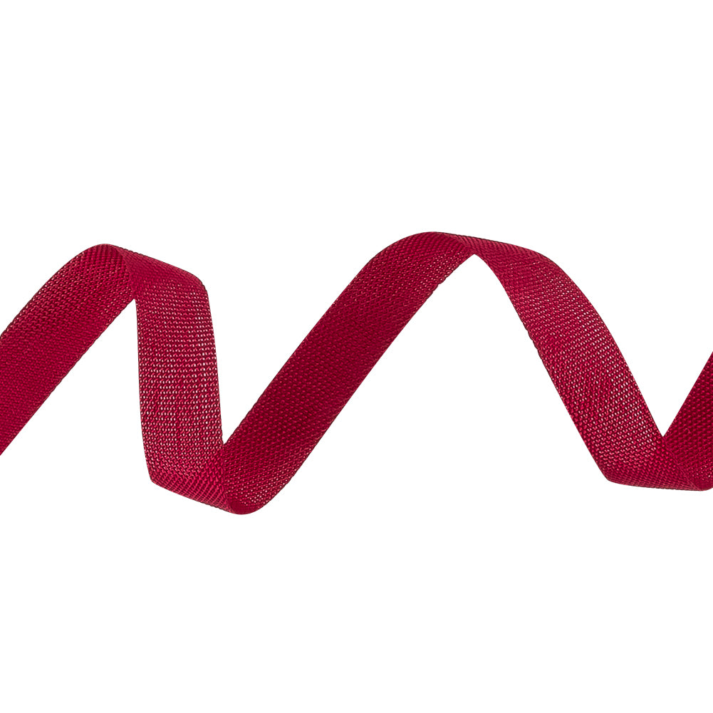 Deep Magenta Woven Edge Rayon Seam Binding - 0.25" Detail Deep Magenta Woven Edge Rayon Seam Binding - 0.25" Detail