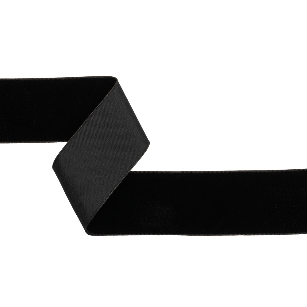 Velvet Ribbon Single Faced - 2" - Black Velvet Ribbon Single Faced - 2" - Black