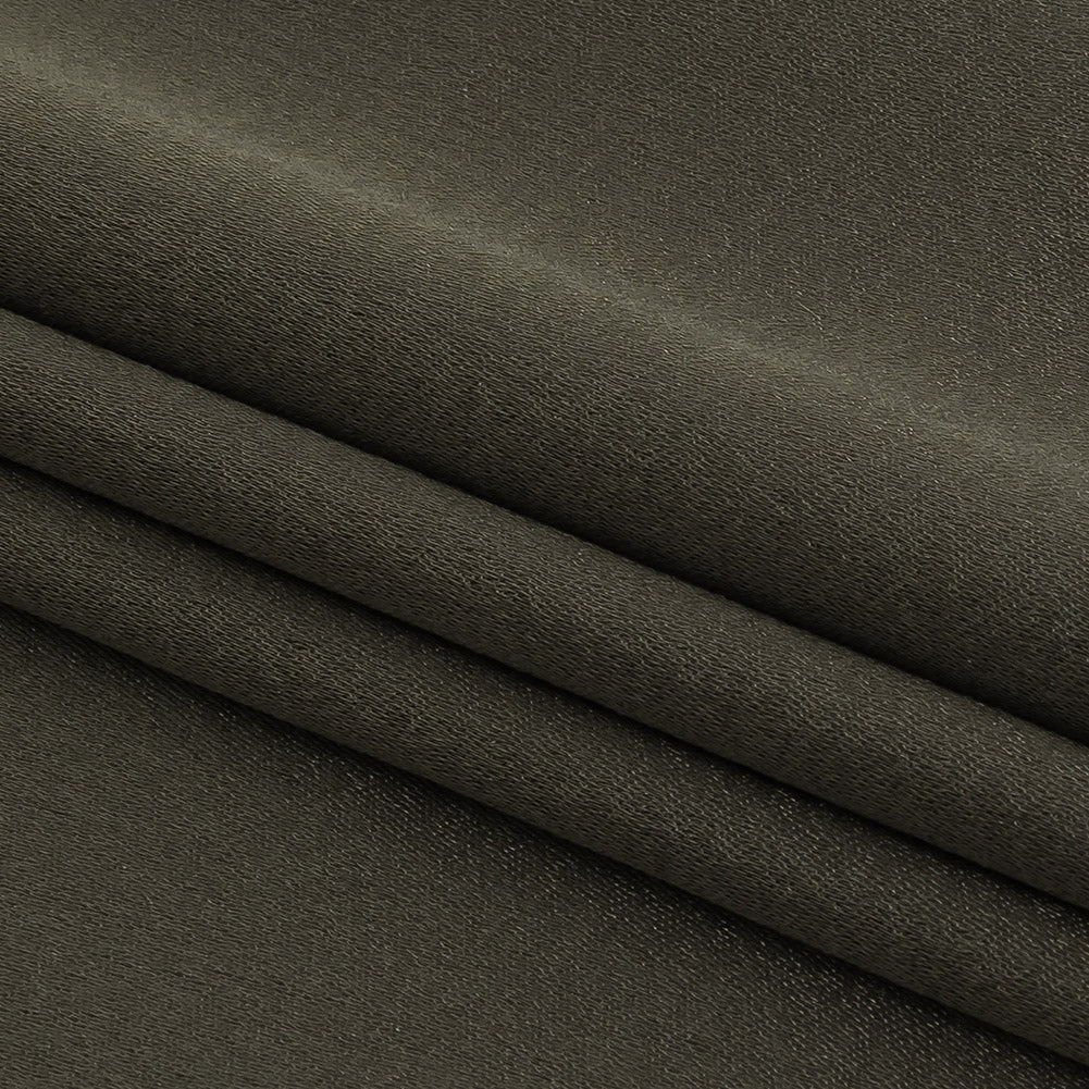 Army Green Satin-Faced Crepe Folded Army Green Satin-Faced Crepe Folded