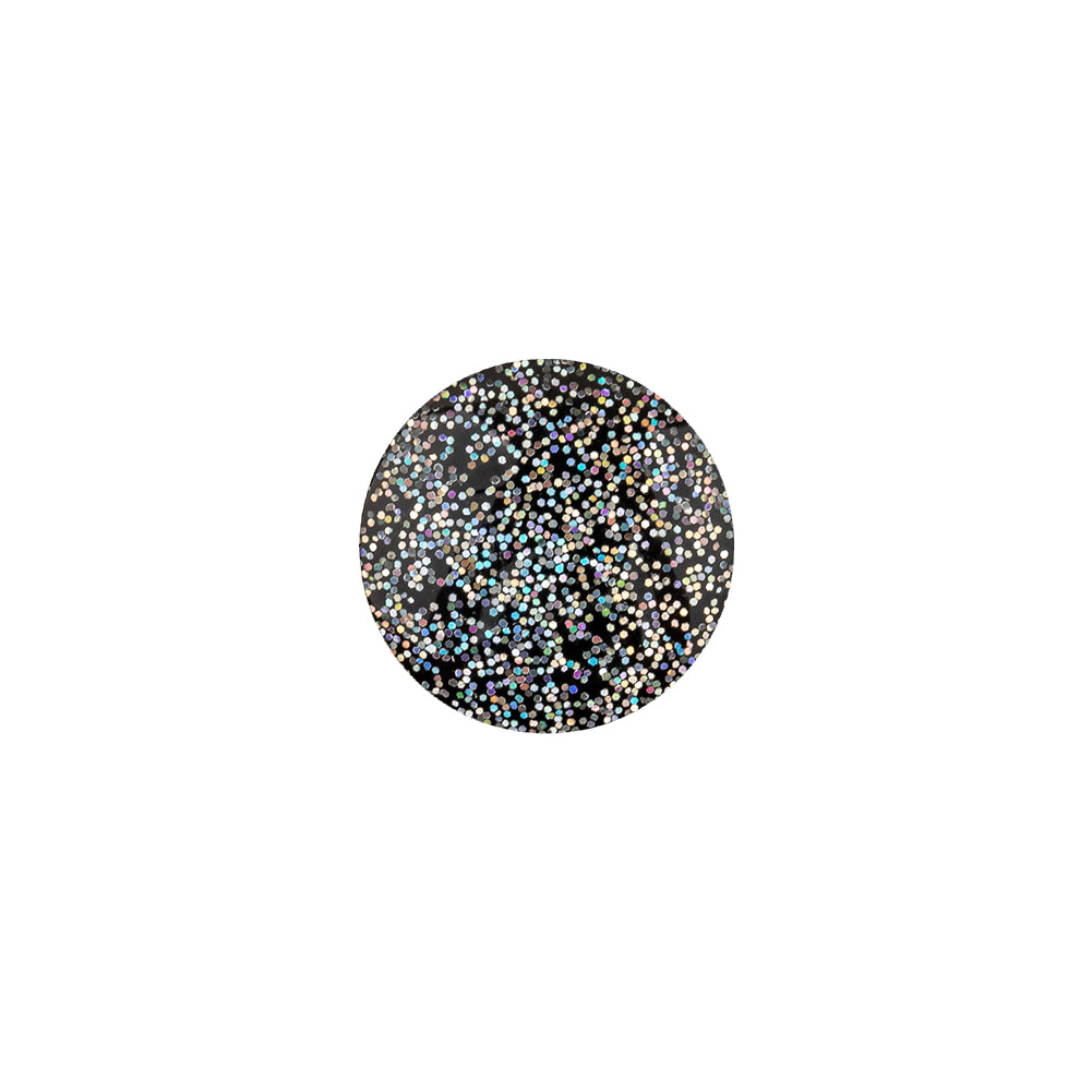 Black Rainbow Glitter Translucent Shank Back Button - 20L/12.5mm Black Rainbow Glitter Translucent Shank Back Button - 20L/12.5mm