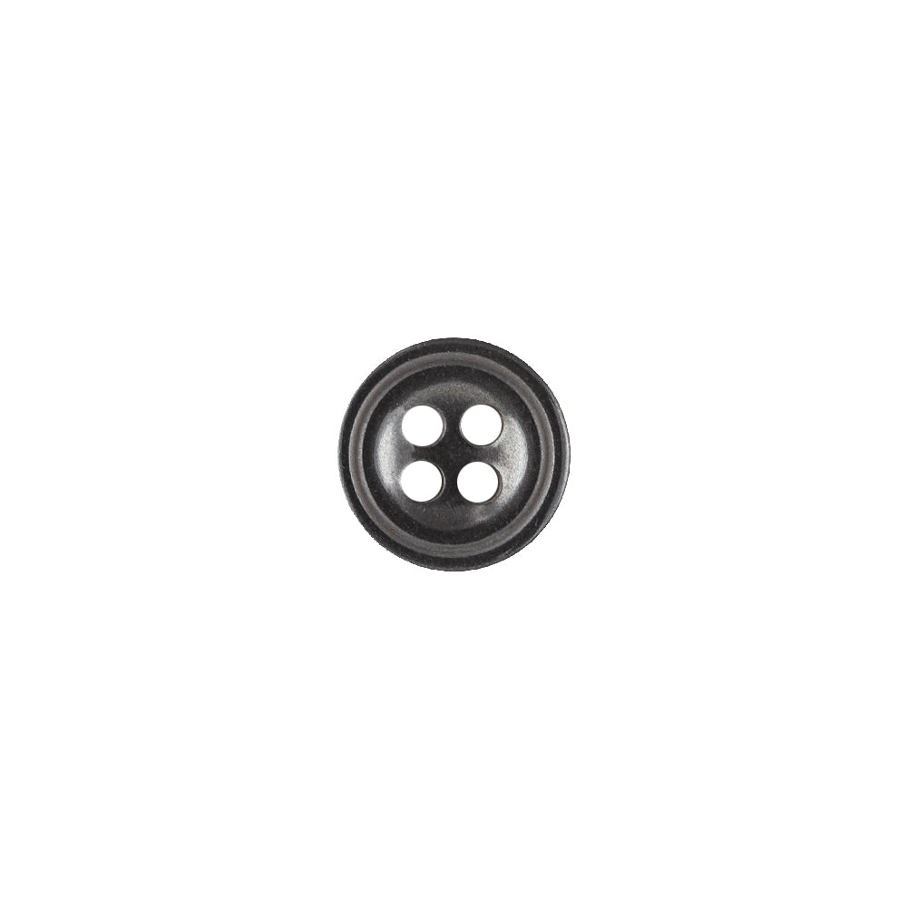 Light Gray Iridescent 4-Hole Plastic Button - 16L/10mm Light Gray Iridescent 4-Hole Plastic Button - 16L/10mm