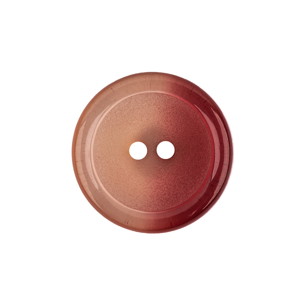 Italian Rosedust and Sunset 2-Hole Plastic Button - 36L/23mm Italian Rosedust and Sunset 2-Hole Plastic Button - 36L/23mm