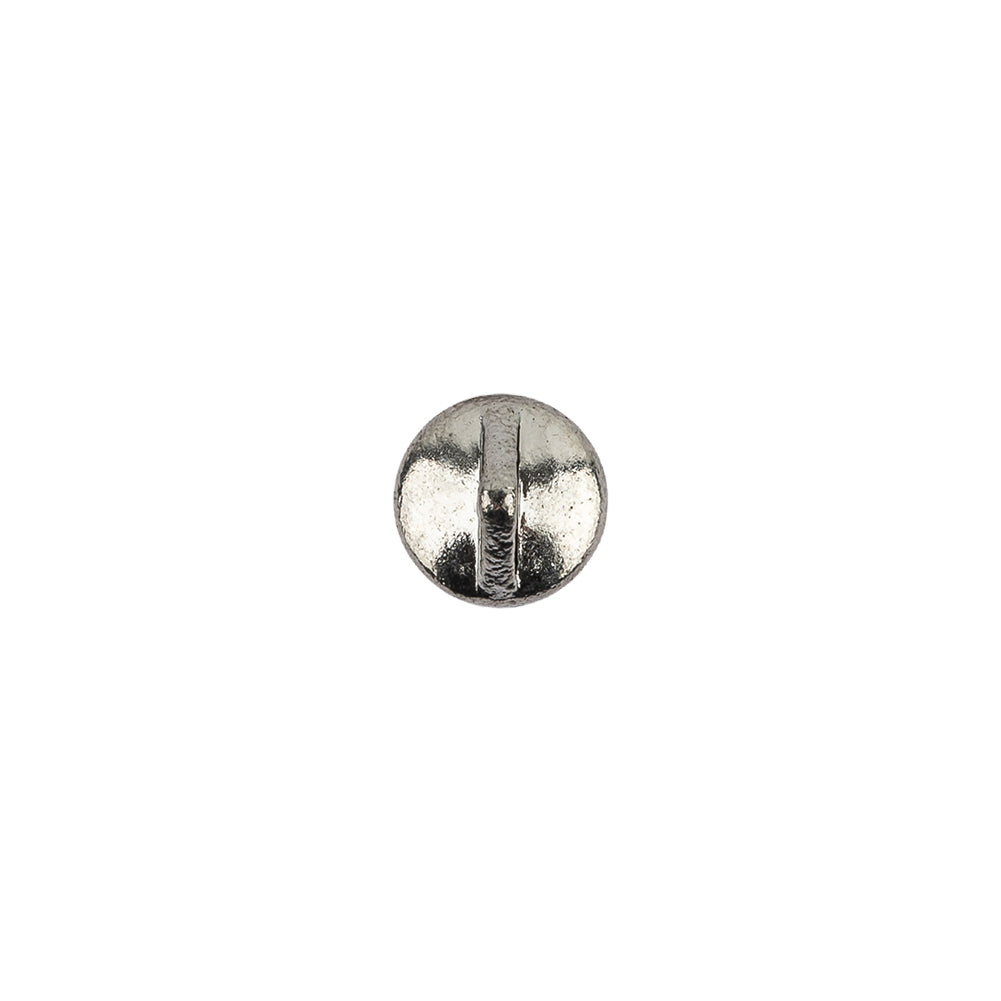 Vintage Swarovski Crystal Rhinestone and Silver Edged Self Back Button - 12L/7.5mm Detail Vintage Swarovski Crystal Rhinestone and Silver Edged Self Back Button - 12L/7.5mm Detail