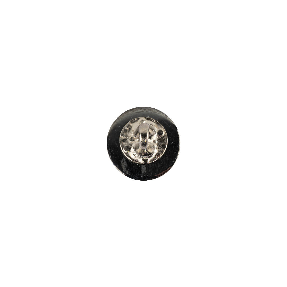 Vintage Swarovski Crystal Aluminum Foiled Dome-Shaped Shank Back Button - 16L/10mm Detail Vintage Swarovski Crystal Aluminum Foiled Dome-Shaped Shank Back Button - 16L/10mm Detail
