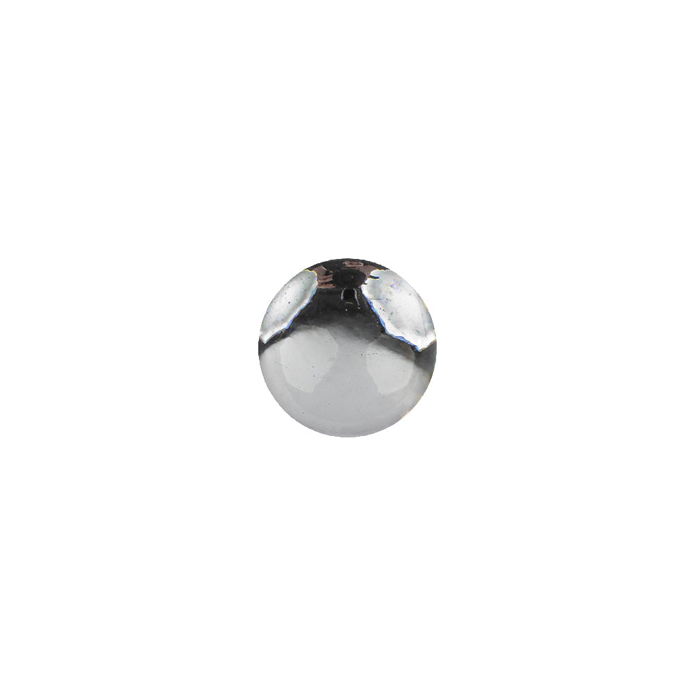 Vintage Swarovski Crystal Aluminum Foiled Dome-Shaped Shank Back Button - 16L/10mm Vintage Swarovski Crystal Aluminum Foiled Dome-Shaped Shank Back Button - 16L/10mm