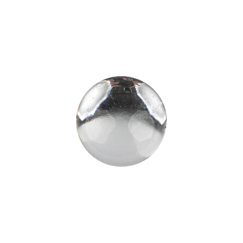 Vintage Swarovski Crystal Aluminum Foiled Dome-Shaped Shank Back Button - 22L/14mm Vintage Swarovski Crystal Aluminum Foiled Dome-Shaped Shank Back Button - 22L/14mm