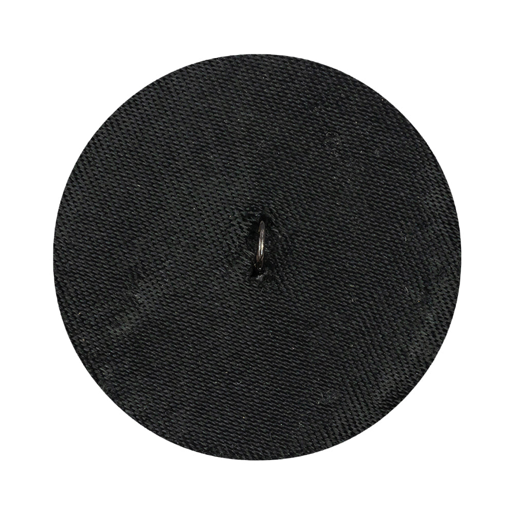 Vintage Black Chop Beaded Dome Shaped Shank Back Button - 52L/33mm Detail Vintage Black Chop Beaded Dome Shaped Shank Back Button - 52L/33mm Detail