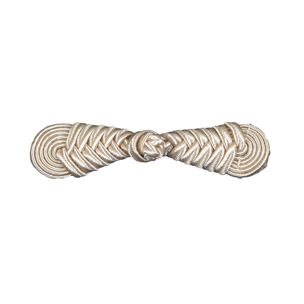 Vintage Ivory Pineapple Frog Closure - 0.625" x 2.5" Vintage Ivory Pineapple Frog Closure - 0.625" x 2.5"