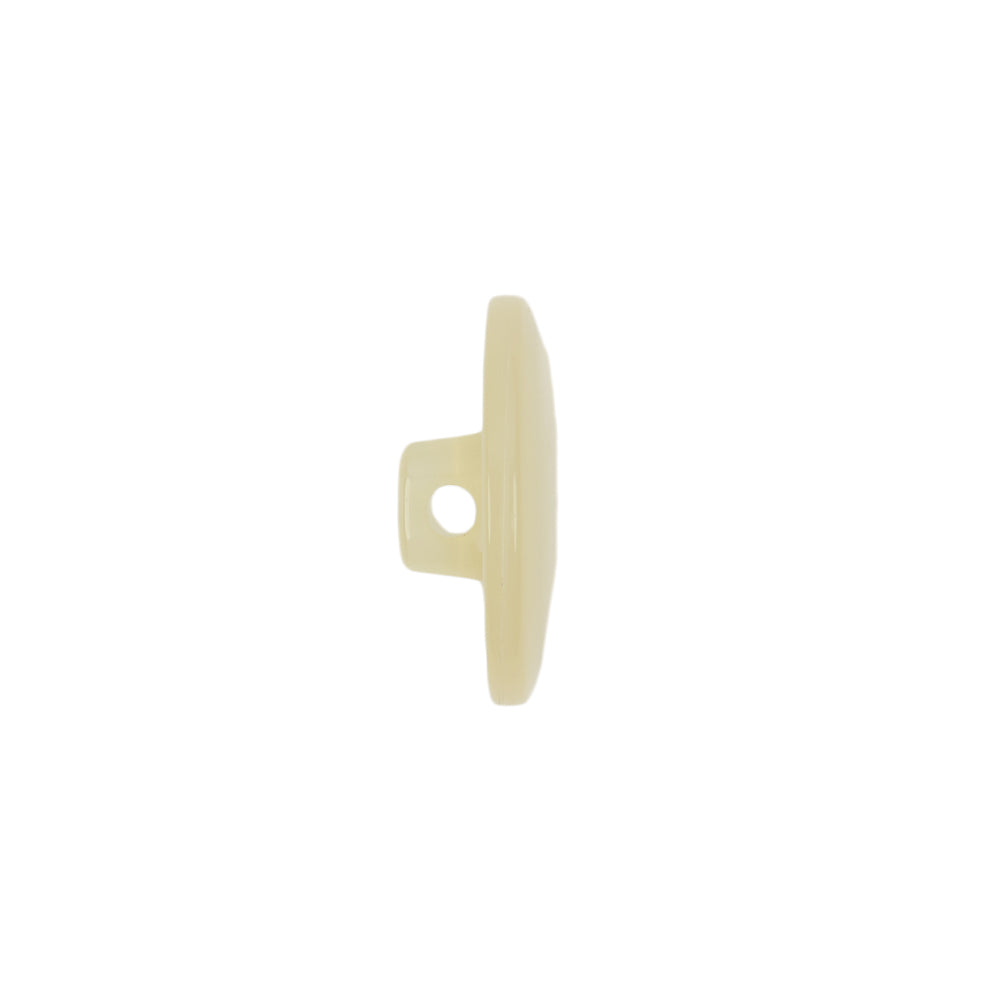 Vintage Ivory Pearlescent Flat Shank Back Plastic Button - 28L/18mm Folded Vintage Ivory Pearlescent Flat Shank Back Plastic Button - 28L/18mm Folded