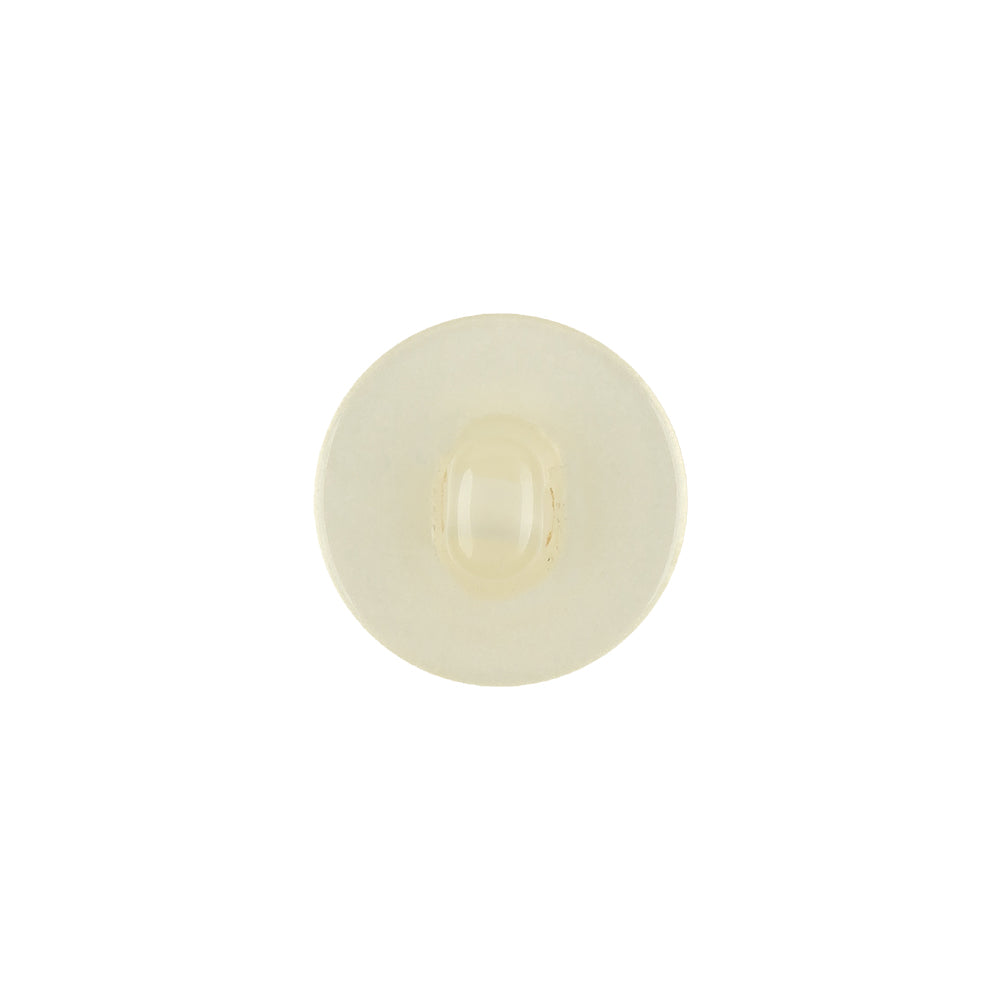 Vintage Ivory Pearlescent Flat Shank Back Plastic Button - 22L/14mm Detail Vintage Ivory Pearlescent Flat Shank Back Plastic Button - 22L/14mm Detail