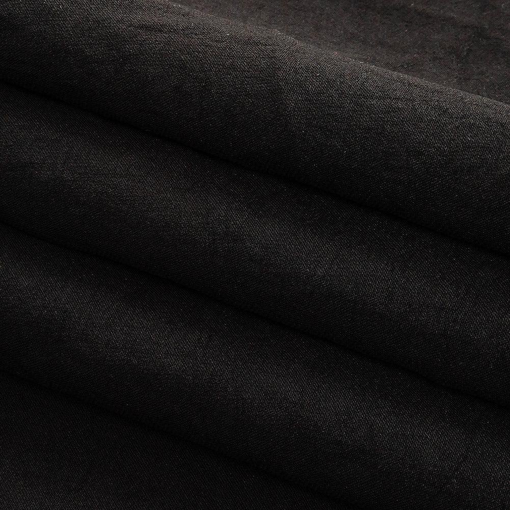 Black Stretch Polyester Woven Folded Black Stretch Polyester Woven Folded