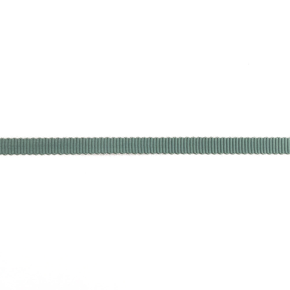 Sage Petersham Grosgrain Ribbon - 0.25" Detail Sage Petersham Grosgrain Ribbon - 0.25" Detail