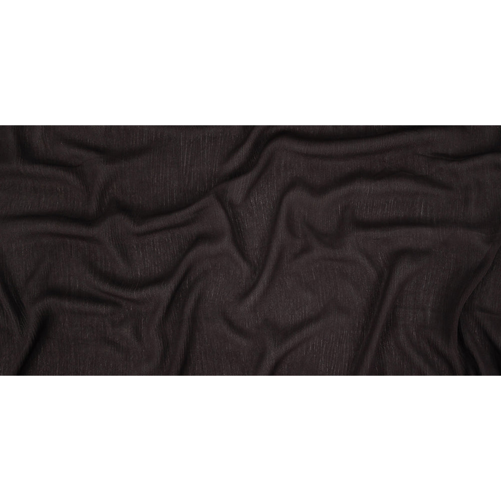 Crinkled Sustainable Rayon Gauze - Black - Wilmette Collection Full Crinkled Sustainable Rayon Gauze - Black - Wilmette Collection Full