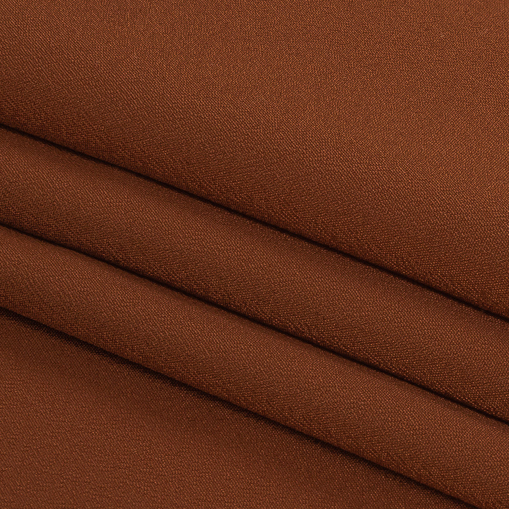 Famous Australian Designer Bronze Polyester Crepe de Chine Lining Folded Famous Australian Designer Bronze Polyester Crepe de Chine Lining Folded