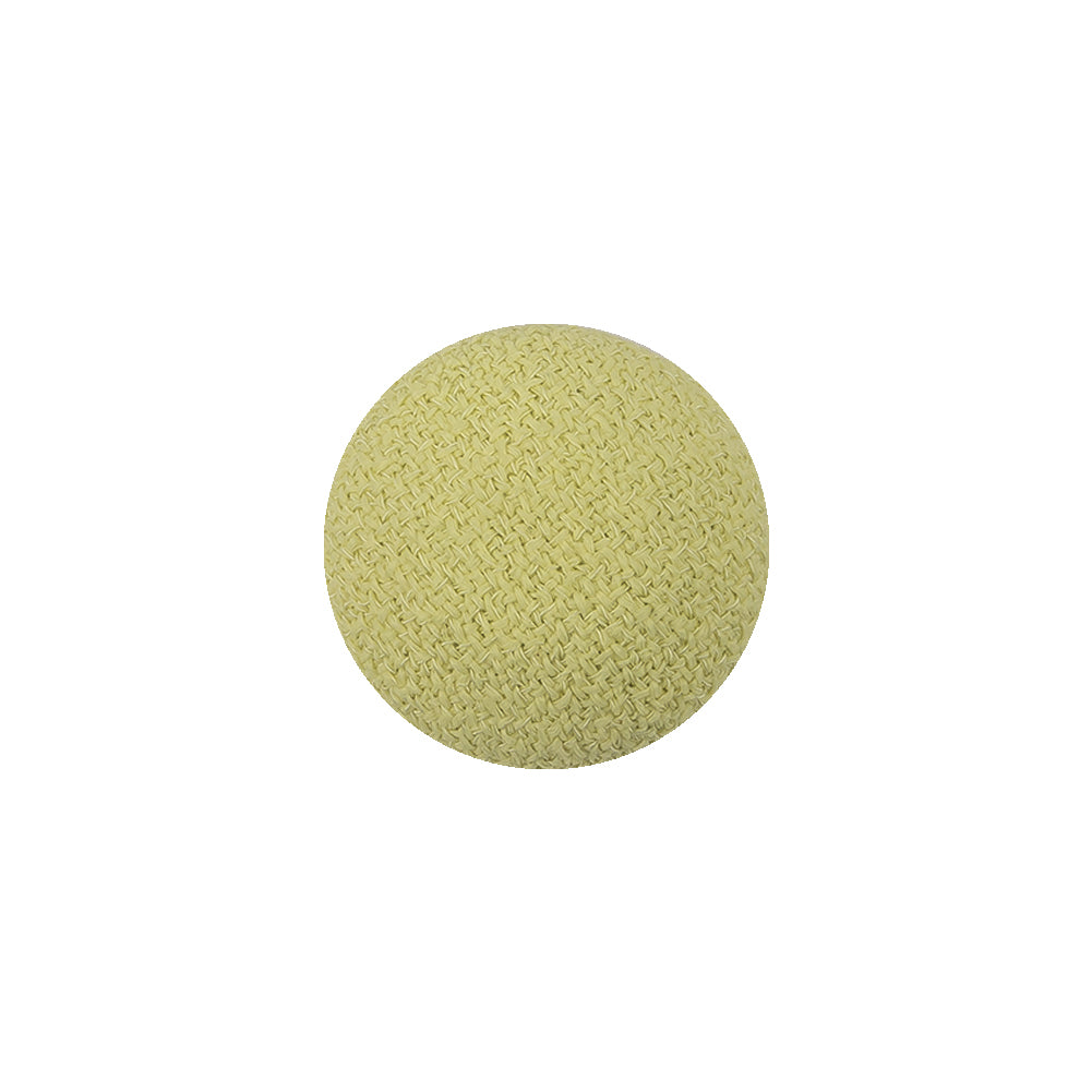 Sunshine Creped Fabric Covered Domed Wool Blend Sew On Button - 25L/16mm Sunshine Creped Fabric Covered Domed Wool Blend Sew On Button - 25L/16mm