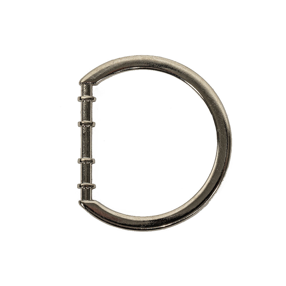 Nickel Cast Metal Rounded D-Ring - 25mm Nickel Cast Metal Rounded D-Ring - 25mm