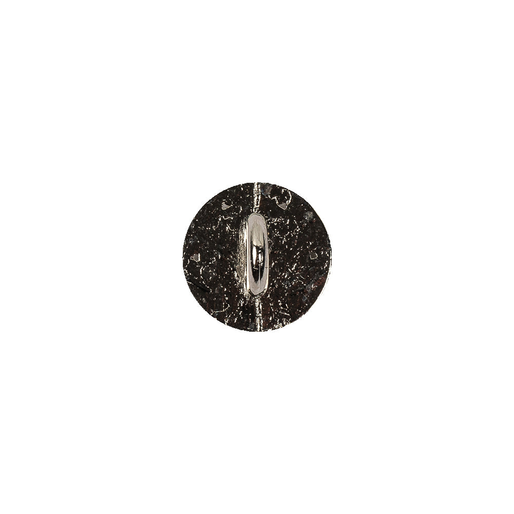 Italian Nickel Floral Shank Back Button - 18L/11.5mm Detail Italian Nickel Floral Shank Back Button - 18L/11.5mm Detail