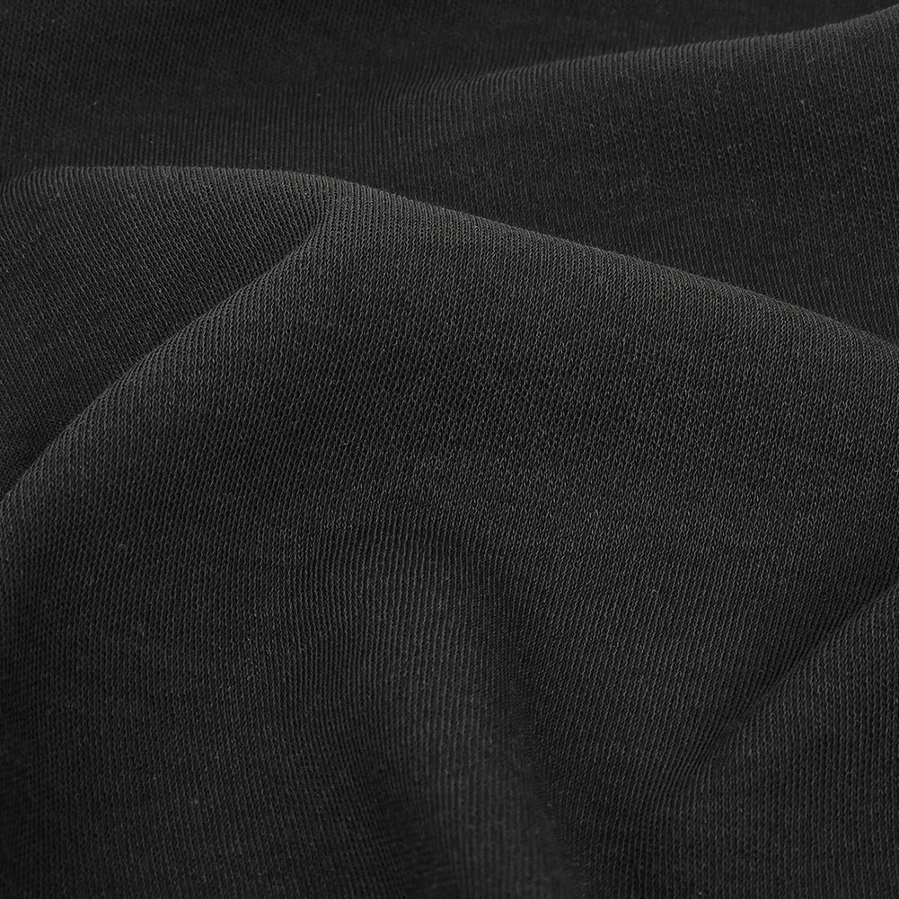 Theory Black Rayon Interlock Knit Detail Theory Black Rayon Interlock Knit Detail