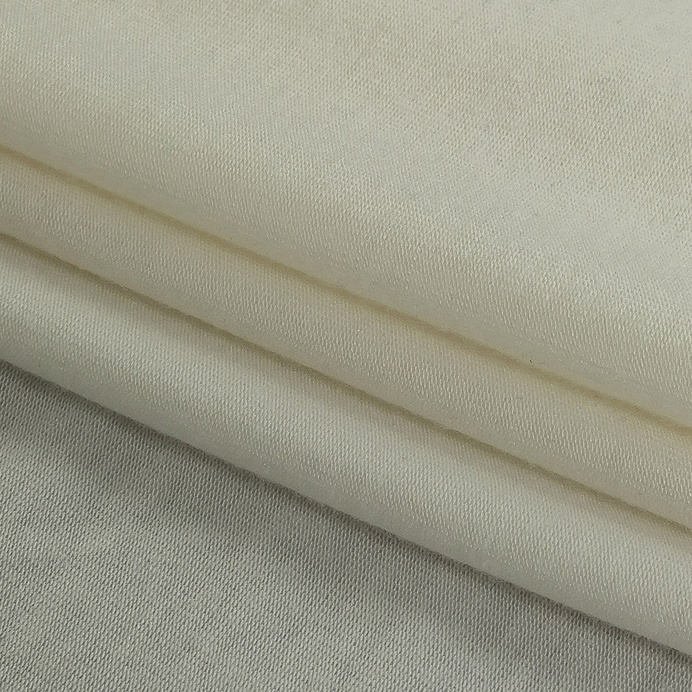 Off-White Stretch Rayon Jersey Folded Off-White Stretch Rayon Jersey Folded