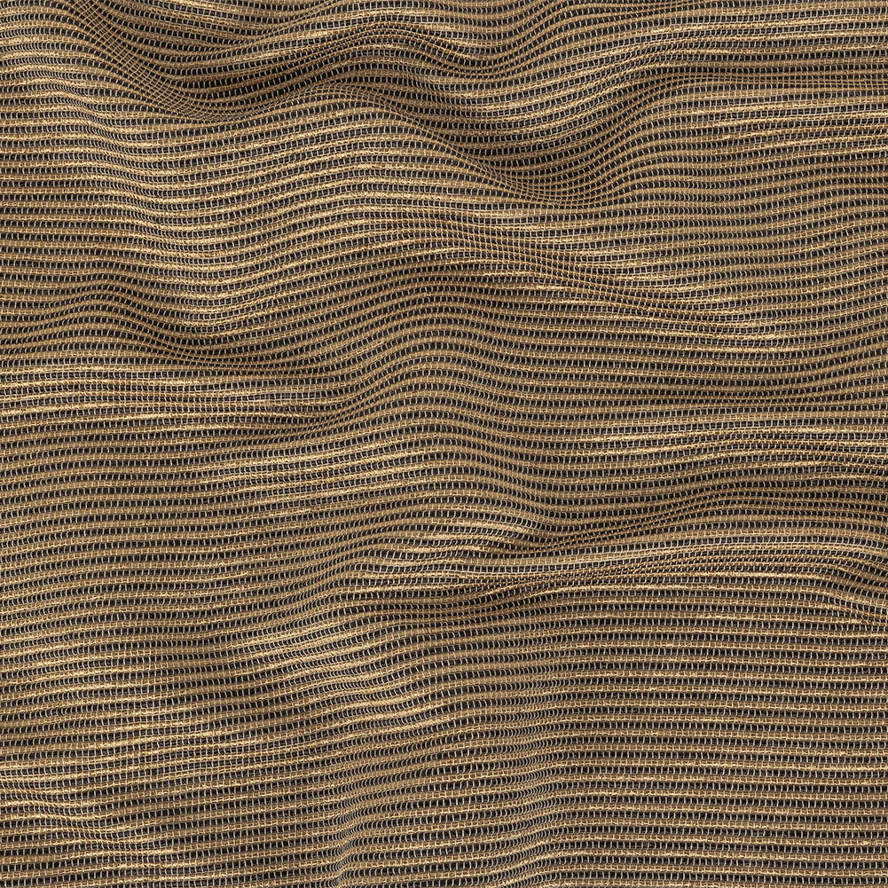 Gunpowder, Golden Egg, and Oatmeal Raised Stripes Blended Cotton Woven Gunpowder, Golden Egg, and Oatmeal Raised Stripes Blended Cotton Woven