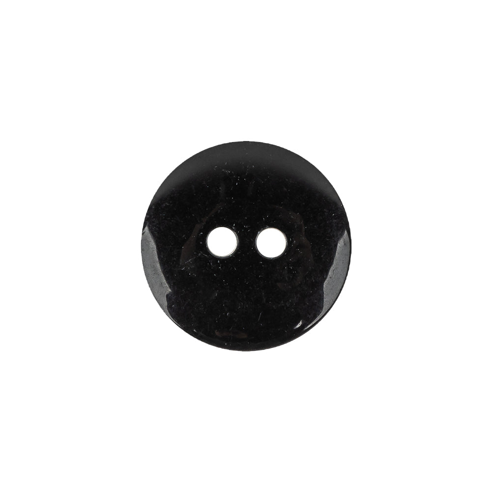 Silver Striated Rolled Rim 2-Hole Plastic Button - 28L/18mm Detail Silver Striated Rolled Rim 2-Hole Plastic Button - 28L/18mm Detail
