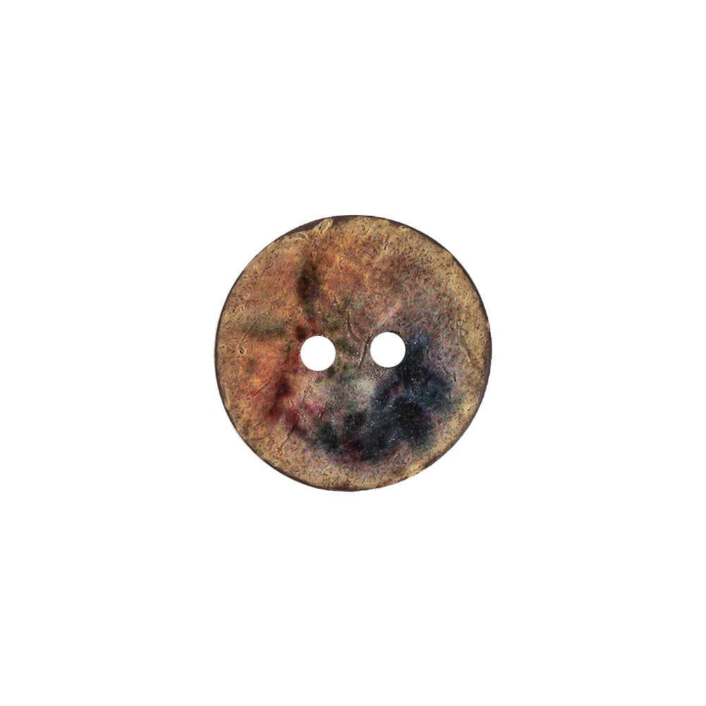 Tecnofantas Floral 2-Hole Coconut Button - 24L/15mm Tecnofantas Floral 2-Hole Coconut Button - 24L/15mm