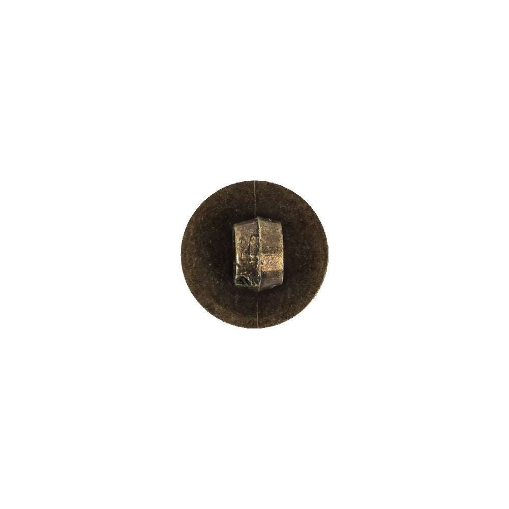 Amber and Bronze Iridescent Resin-Casted Blouse Button - 17L/10.5mm Detail Amber and Bronze Iridescent Resin-Casted Blouse Button - 17L/10.5mm Detail