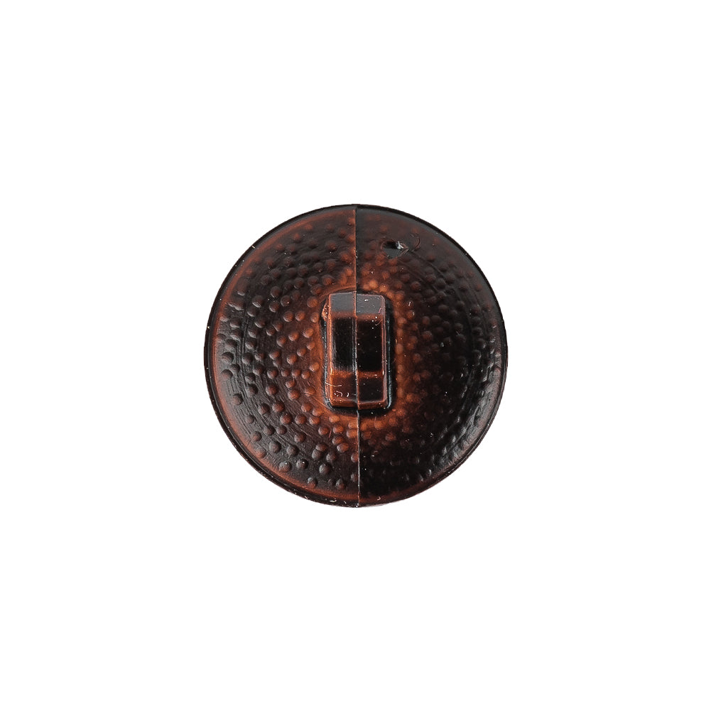 Italian Shiny Bark Basketweave Embossed Faux Leather Button - 28L/18mm Detail Italian Shiny Bark Basketweave Embossed Faux Leather Button - 28L/18mm Detail