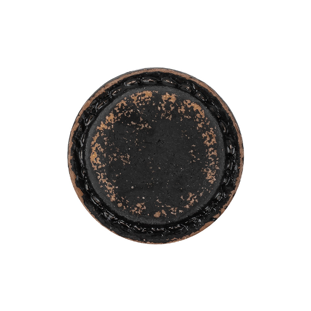 Italian Chocolate Plum and Canteen Weathered Faux Leather Shank Back Button - 38L/24mm Italian Chocolate Plum and Canteen Weathered Faux Leather Shank Back Button - 38L/24mm