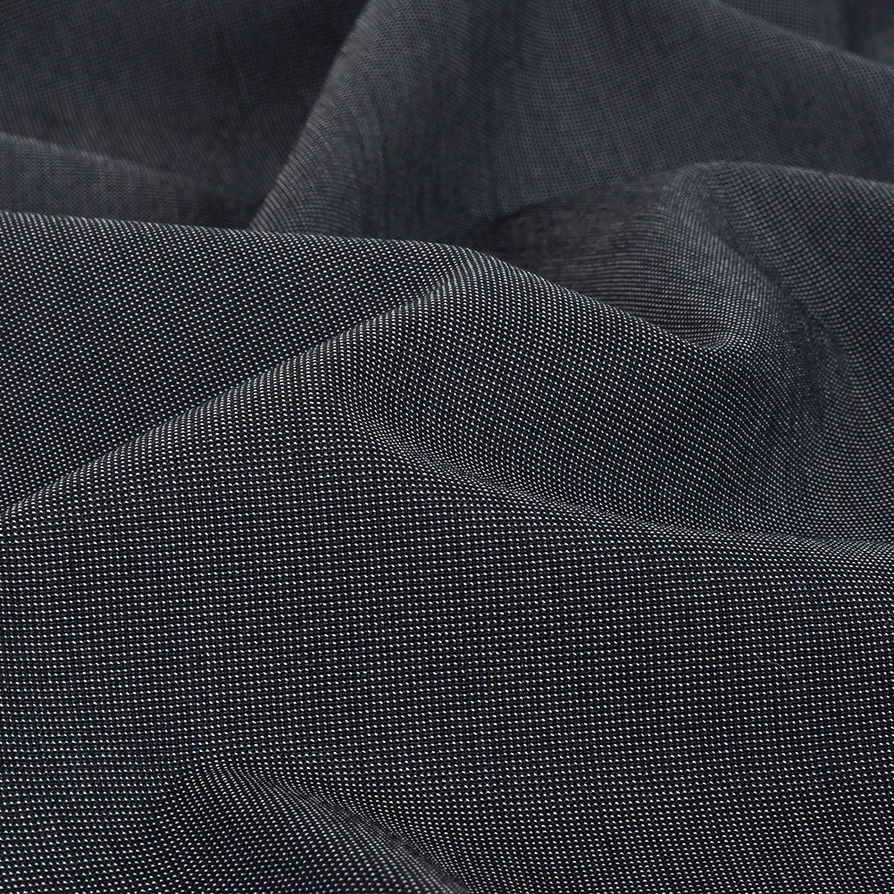 Night Sky Pin Dot Stretch Polyester Suiting Detail Night Sky Pin Dot Stretch Polyester Suiting Detail