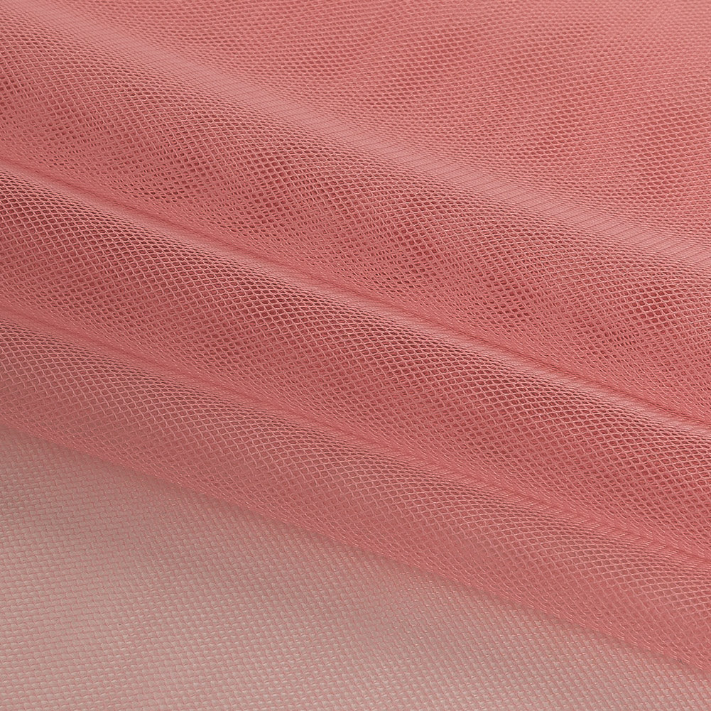 Blush Polyester Stretch Mesh Folded Blush Polyester Stretch Mesh Folded