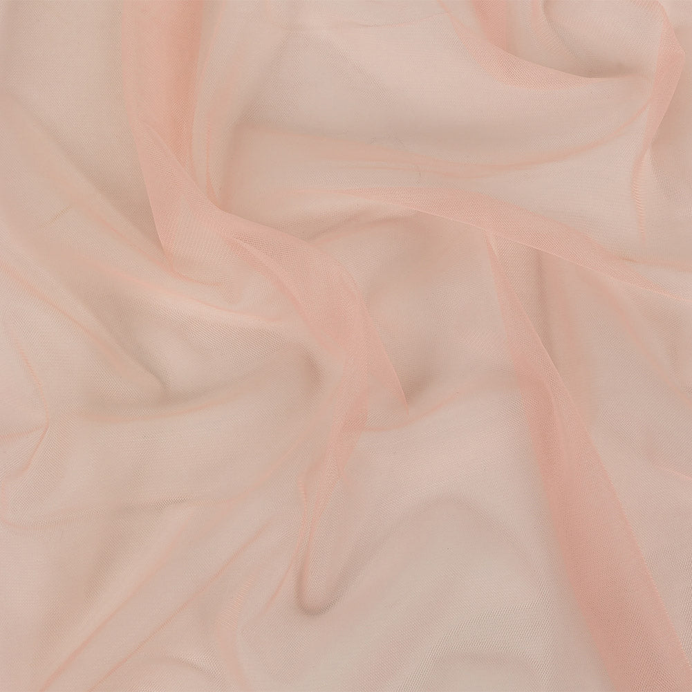Silver Pink Polyester Stretch Mesh Silver Pink Polyester Stretch Mesh
