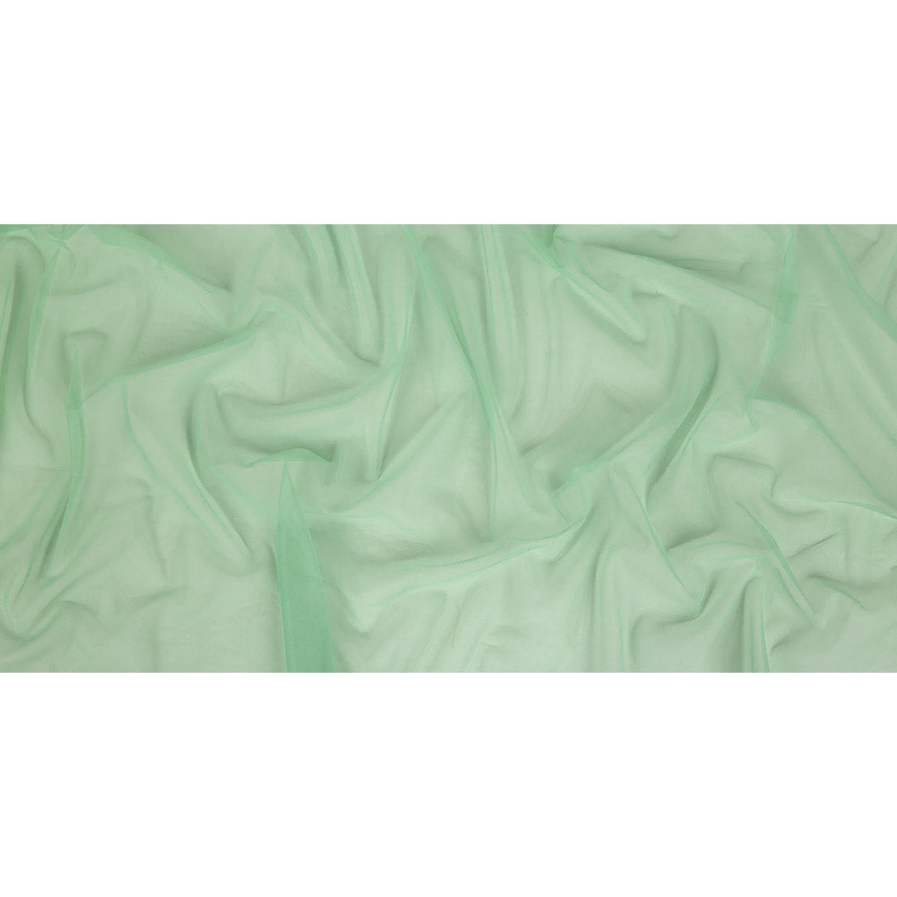 Mist Green Polyester Stretch Mesh Full Mist Green Polyester Stretch Mesh Full