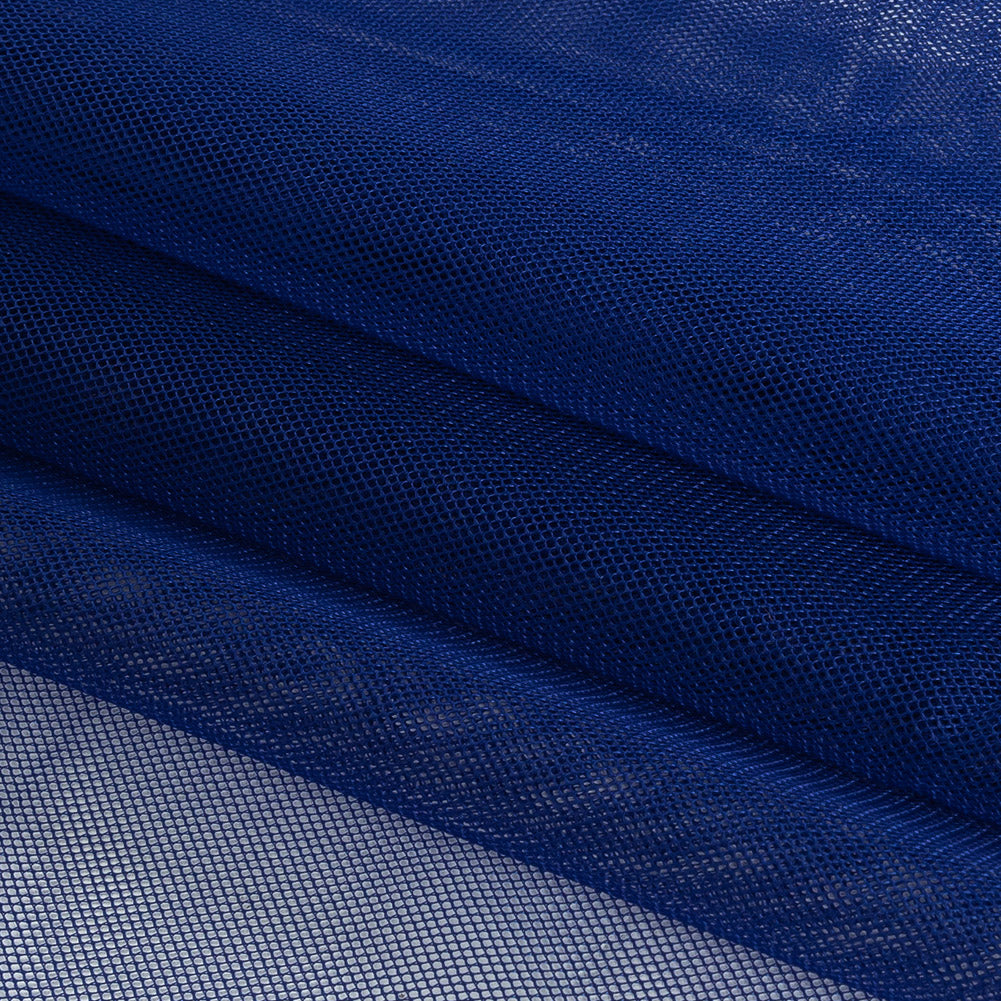 Royal Blue Polyester Stretch Mesh Folded Royal Blue Polyester Stretch Mesh Folded