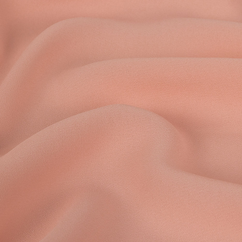Impatiens Pink Polyester Georgette Detail Impatiens Pink Polyester Georgette Detail