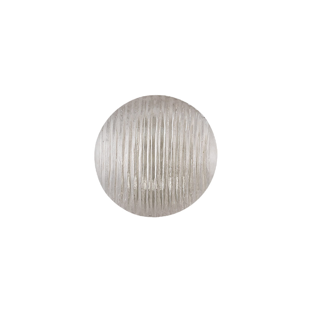 Transparent Striped Dome Shaped Plastic Shank Back Button - 24L/15mm Transparent Striped Dome Shaped Plastic Shank Back Button - 24L/15mm