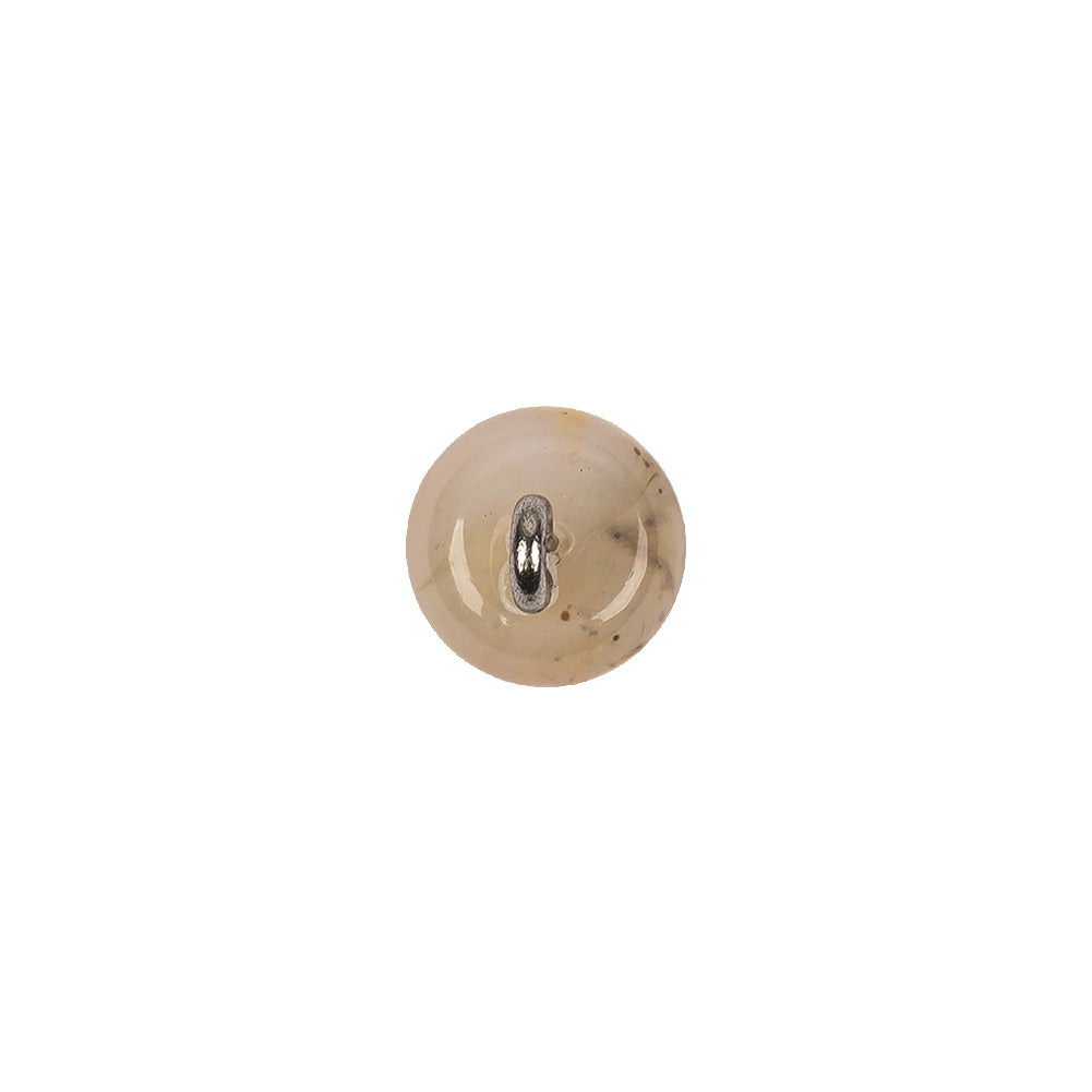 Dune Quartz Abstract Swirl Glass and Metal Shank Back Button - 16L/10mm Detail Dune Quartz Abstract Swirl Glass and Metal Shank Back Button - 16L/10mm Detail