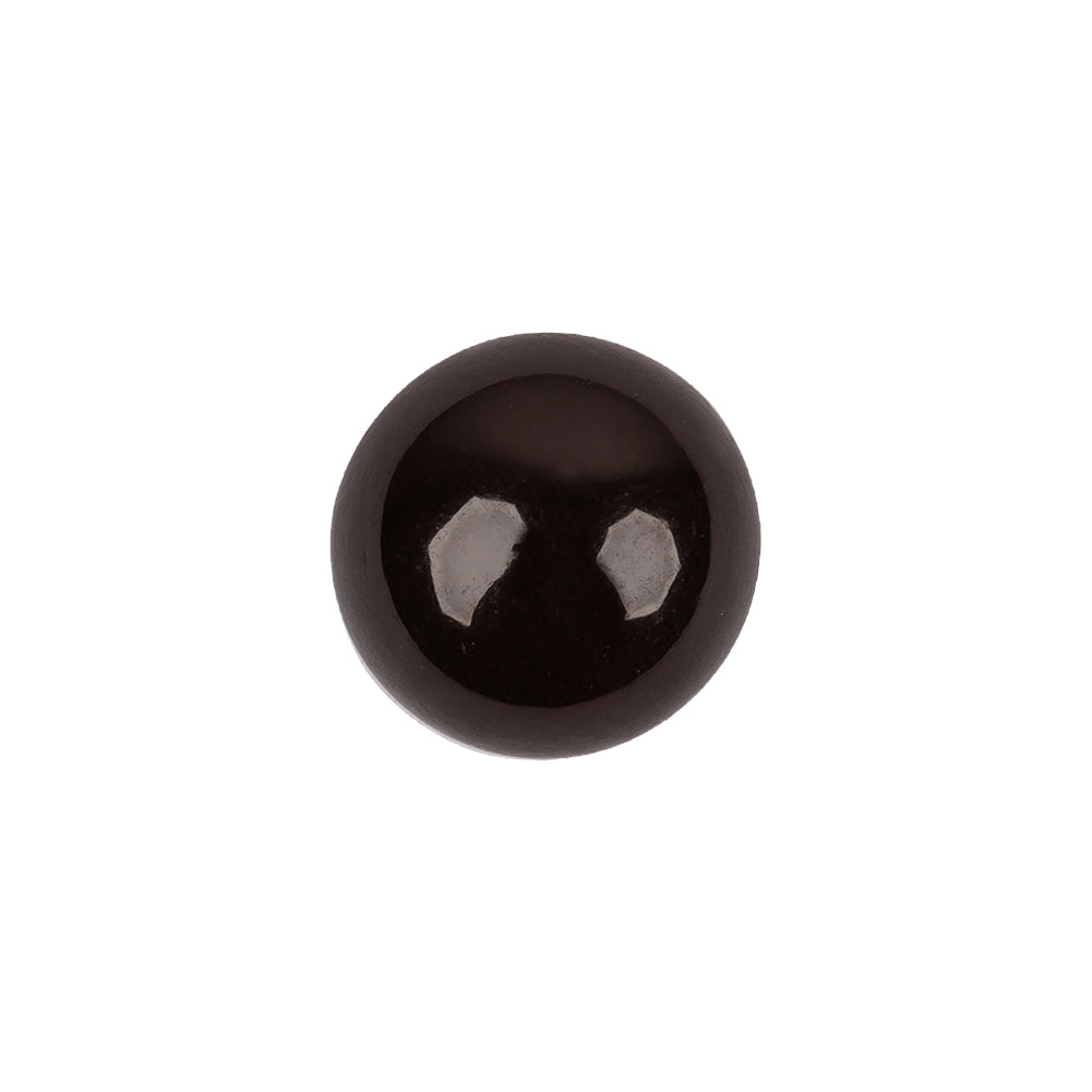 Brown Abstract Swirl Glass and Metal Shank Back Button - 24L/15mm Brown Abstract Swirl Glass and Metal Shank Back Button - 24L/15mm
