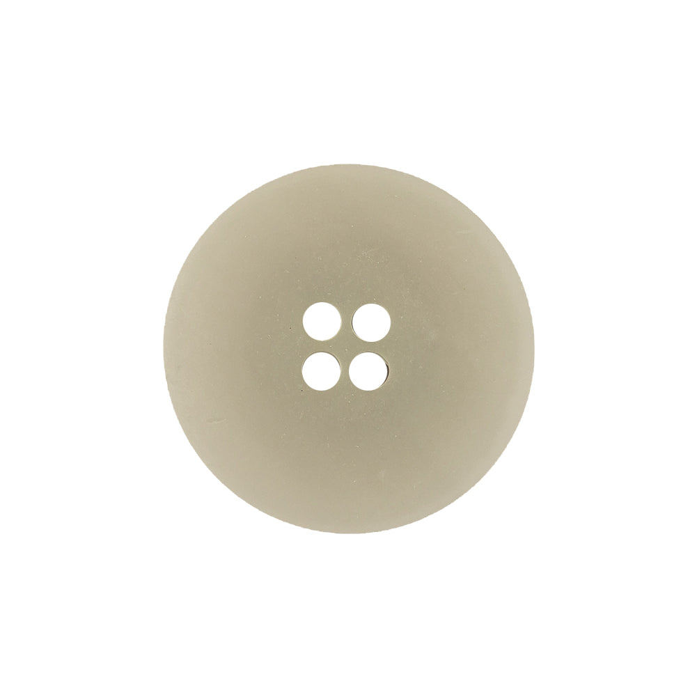 Italian Light Gray and White Striated 4-Hole Plastic Button - 36L/23mm Detail Italian Light Gray and White Striated 4-Hole Plastic Button - 36L/23mm Detail