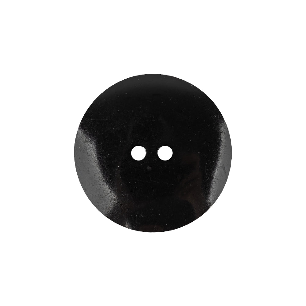 French Ecru and Black Floral Ornate 2-Hole Plastic Button - 34L/21.5mm Detail French Ecru and Black Floral Ornate 2-Hole Plastic Button - 34L/21.5mm Detail