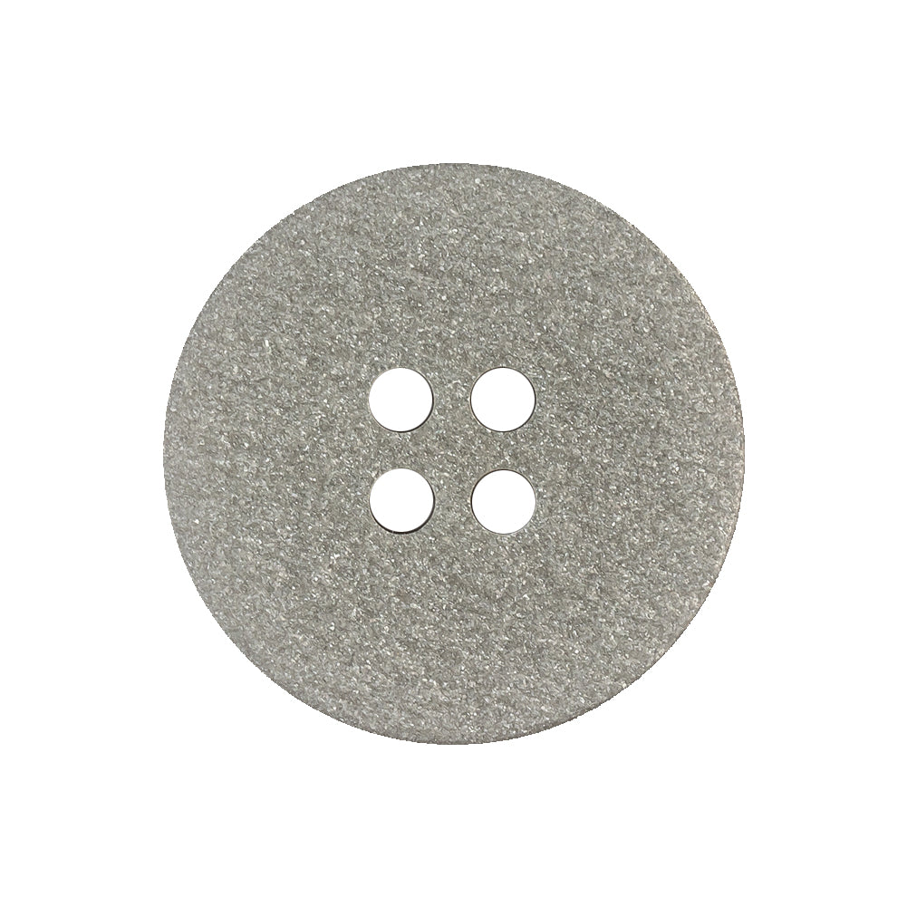Italian Light Satin Gray Speckled Narrow Rim 4-Hole Button - 40L/25.5mm Detail Italian Light Satin Gray Speckled Narrow Rim 4-Hole Button - 40L/25.5mm Detail