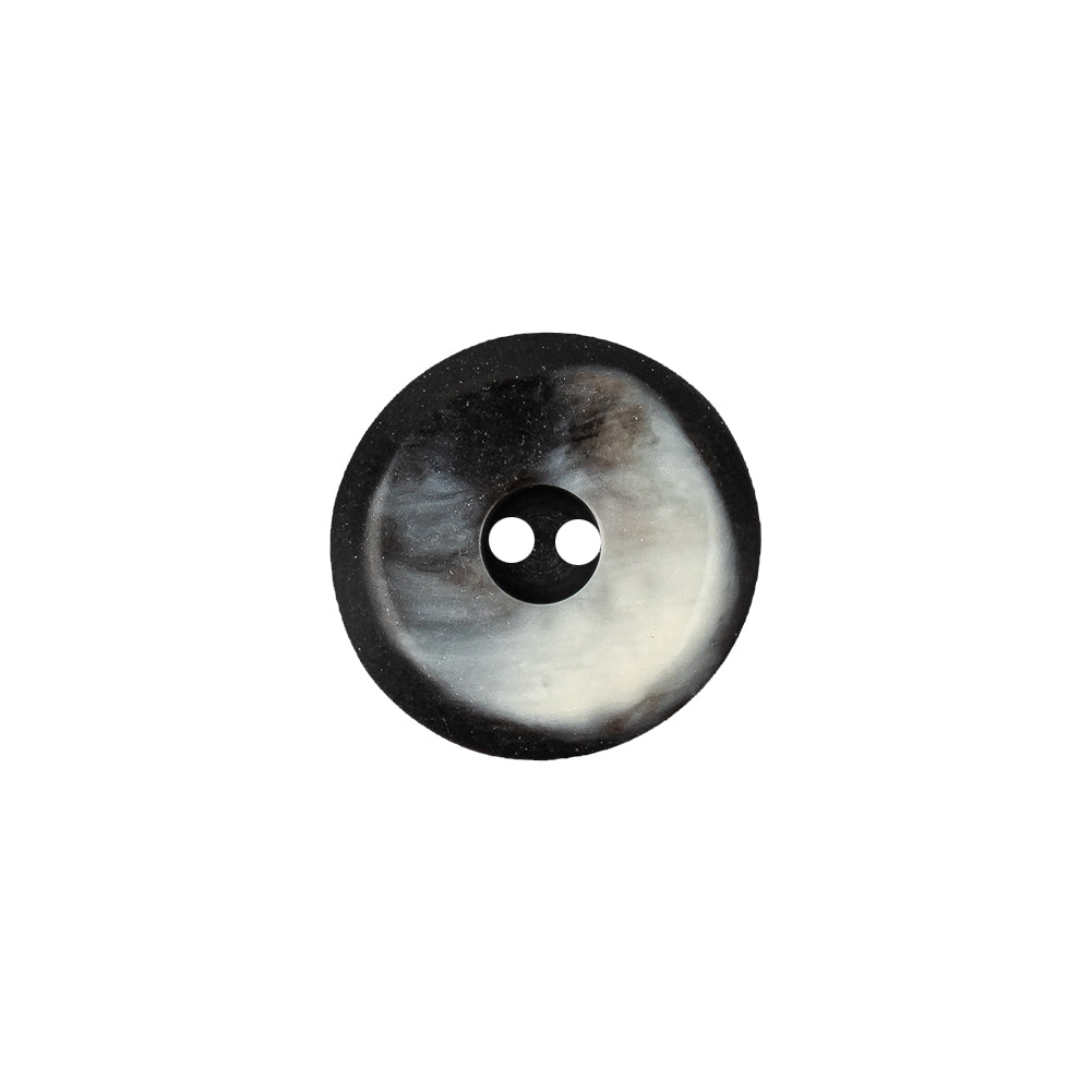 Italian Light and Dark Gray Zebra Swirls Beveled Edge 2-Hole Plastic Button - 24L/15mm Italian Light and Dark Gray Zebra Swirls Beveled Edge 2-Hole Plastic Button - 24L/15mm