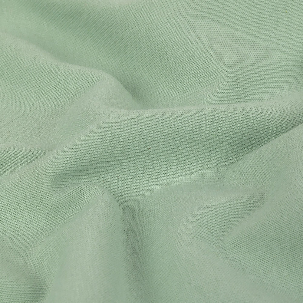 Tubular Cotton Jersey - Celadon Detail Tubular Cotton Jersey - Celadon Detail