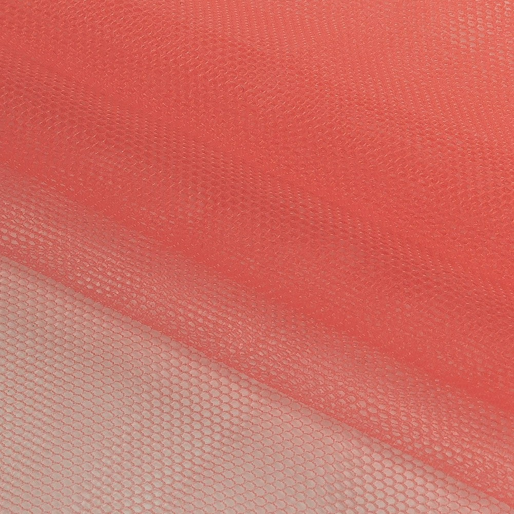 Soft Tulle - Salmon - Leonardo Collection - Folded Soft Tulle - Salmon - Leonardo Collection - Folded