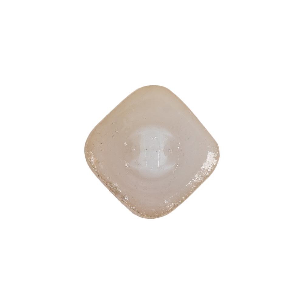 Vintage Pearl Finished Shank Back Square Glass Button with Rhinestone - 30L/19mm Detail Vintage Pearl Finished Shank Back Square Glass Button with Rhinestone - 30L/19mm Detail