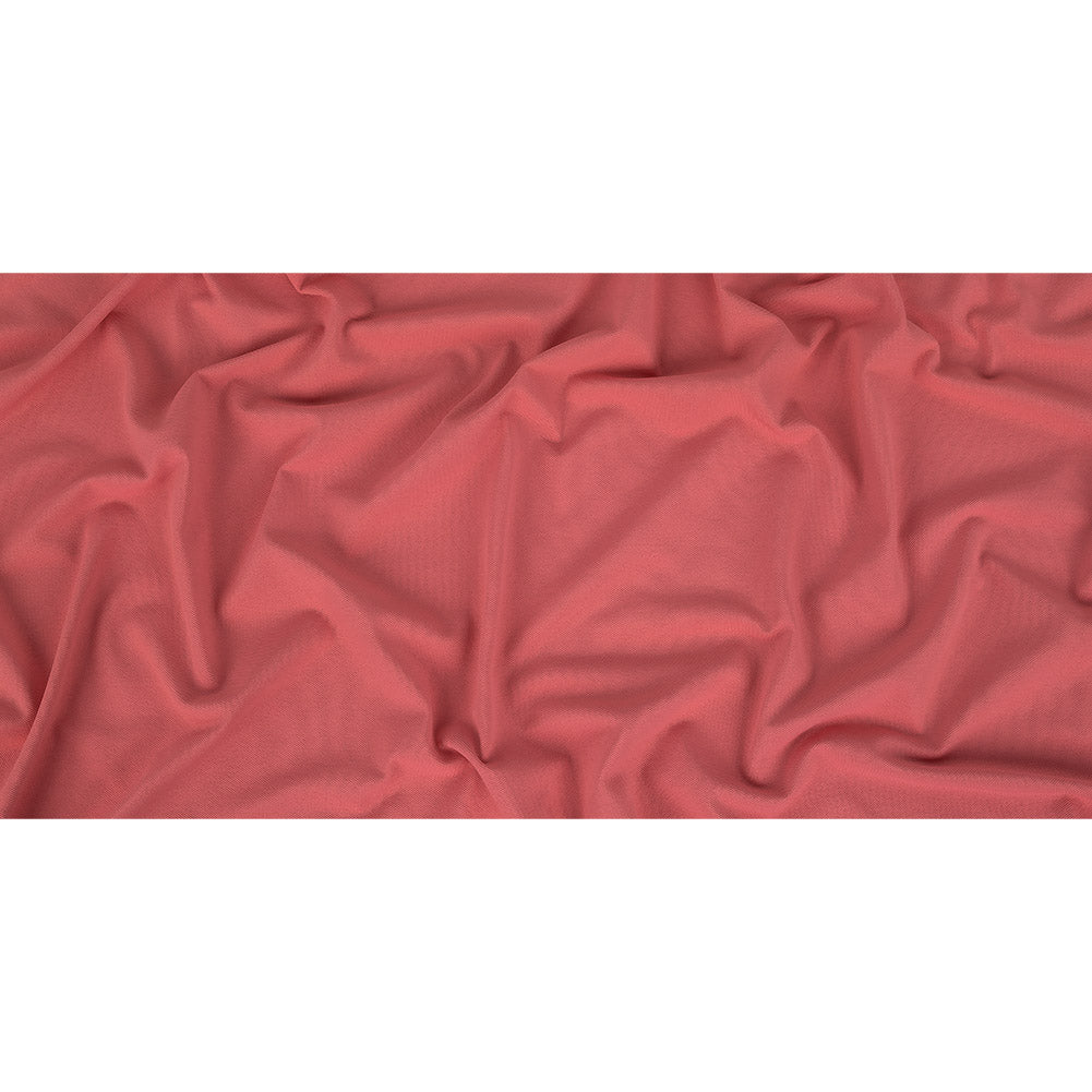 Bubblegum Pink Stretch Polyester Pique Knit Full Bubblegum Pink Stretch Polyester Pique Knit Full